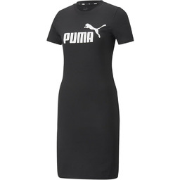 PUMA Damska sukienka Slim Tee, czarna, S EU