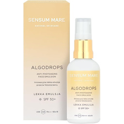 Lekka emulsja przeciwsłoneczna SPF 50+ ALGODROPS