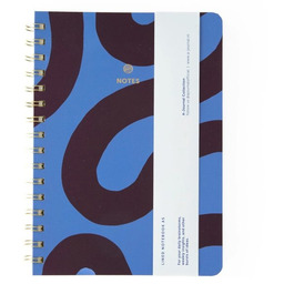 A-journal Notatnik na spirali A5 - Spiral Flow