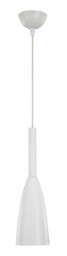Lampa wisząca SOLIN, biała, 1x60W E27