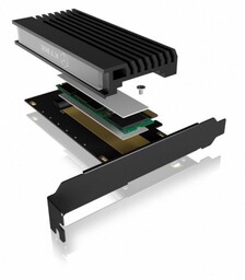 IcyBox Karta PCIe z gniazdem M.2 M-Key