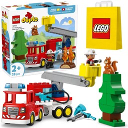 Lego Duplo 10473 Wóz Strażacki Straż Pożarna Duże