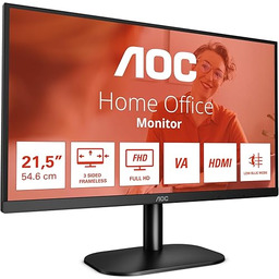 AOC 22B2H 21.5 Cali, Monitor, Czarny