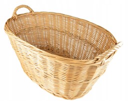 Wiklinowy Kosz Na Drewno Bieliznę Zabawki 80CM