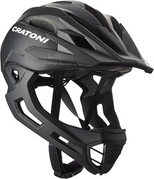 Cratoni Kask C-Maniac Unisex dla dorosłych - czarny