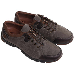 Sznurowane obuwie trekkingowe Khaki