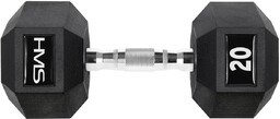 Hantla stalowa gumowana Hex Pro 20 kg -