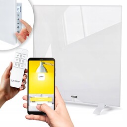 Szklany Grzejnik na podczerwień Yoer 400W Elektryczny Promiennik