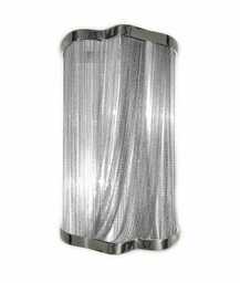 Kinkiet ATLANTA WALL 2 - aluminium, stal