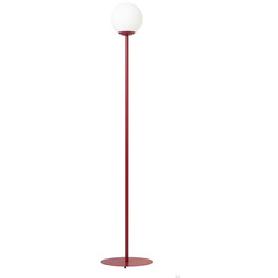 Lampa stojąca Pinne Metalowa Bordowa
