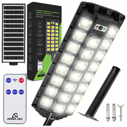 Lampa Solarna Zewnętrzna Led Uliczna Z Czujnikiem Ruchu