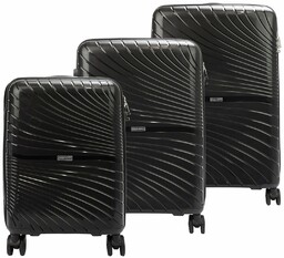 Pierre Cardin trzy walizki zestaw podróżny materiał ABS