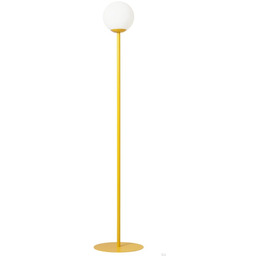 Lampa stojąca Pinne Metalowa Musztardowa