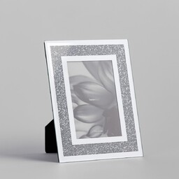 Lustrzana ramka z kryształkami diamentdust