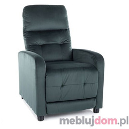 Fotel relaksacyjny OTUS VELVET Signal Zielony