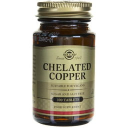 Suplement diety, Solgar, Miedź chelat aminokwasowy 2,5 mg,