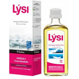 LYSI Tran Islandzki o smaku tutti frutti, 240ml
