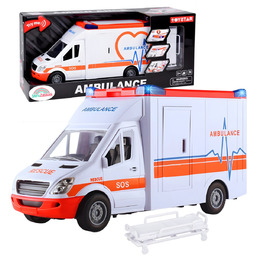 Auto Karetka Pogotowia Ambulans Napęd Dźwięki Otwierane Drzwi