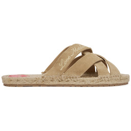 Klapki LOVE MOSCHINO JA28362G0MIG0104 Beżowy