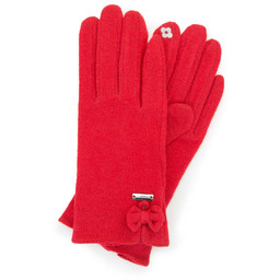 Damskie rękawiczki wełniane do smartfona