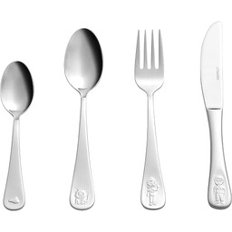 LEONARDO Bambini Avventura 4-częściowy zestaw sztućców dla dzieci