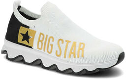 Big Star Białe Sneakersy Modne Buty Damskie