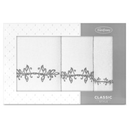 Eurofirany Komplet ręczników w pudełku 3 szt. Kamelia