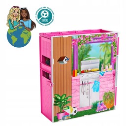 Barbie Fashionistas Przytulny rozkładany domek HRJ76