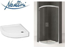 NOVELLINI KALIR90-1B Novellini Kali kabina półokrągła przesuwna R90/550,