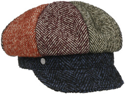 Czapka Kaszkiet Multicolour Herringbone by Lierys, kolorowy, One