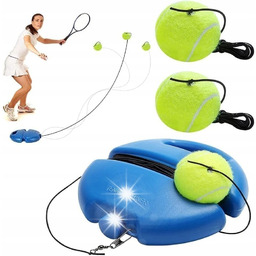 TRENAŻER TENISOWY PIŁKA NA GUMCE TRENING PIŁKA