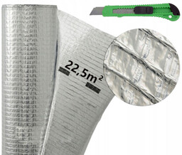 Folia Dachowa Paroizolacyjna Aluminiowa Zbrojona Secco Alu 110g