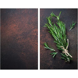 WENKO 53871100 płyta ochronna na kuchenkę Rosmaryn, zestaw