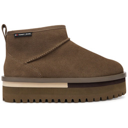 Śniegowce Tommy Jeans Tjw Flatform Snow Boot Suede