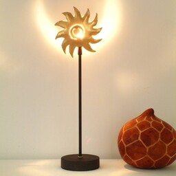 Holländer Czarująca lampa stołowa SONNE GOLD