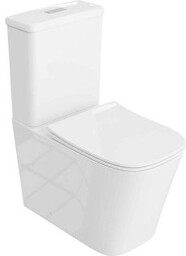 LAVITA Kompakt WC TRYTON bezkołnierzowy z deską duroplastową