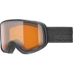 uvex scribble LG, Gogle narciarskie unisex-dzieci, black/lasergold-clear, one