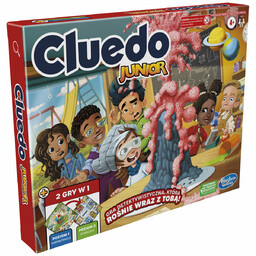 Cluedo Junior 2w1, gra planszowa, Hasbro, F6419
