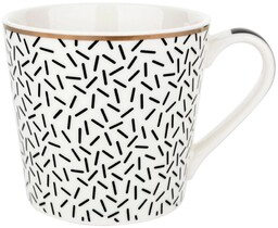 Florina Kubek porcelanowy Black Avenue Astoria 400 ml,