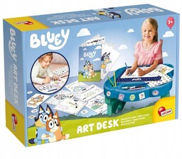 Bluey Art Desk Biurko Stolik Z Zabawami Lisciani