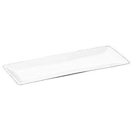 Wilmax WL-992016/A talerz porcelanowy sushi/canape, biały, długość 36