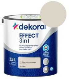 DEKORAL Farba EFFECT 3in1 zdecydowanie beż 2,5L