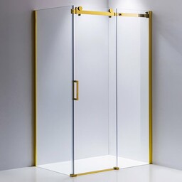 Złota kabina prysznicowa prostokątna 100x90 szkło 8mm KZ202AG