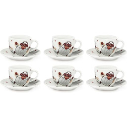 Excelsa 64953 Snowman zestaw 6 filiżanek do kawy