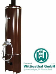 Bojler na drewno 100L / 7kW RUSTIKAL /