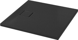 CERSANIT S932-166 TAKO SLIM BRODZIK KWADRATOWY 90X4 CZARNY