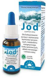 DR JABOB''S Jod suplement diety w kroplach 20ml