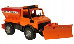 Samochód Unimog z pługiem śnieżnym Bruder 02572