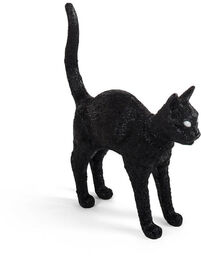 Seletti - Jobby The Cat Lampa Stołowa Czarna