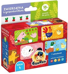 Bright Junior Media CzuCzu Zwierzątka z gospodarstwa Puzzle